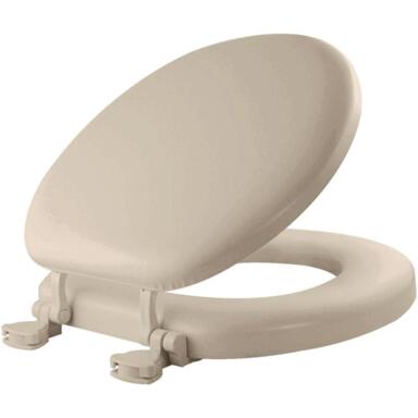 Bone Round Soft Toilet Seat