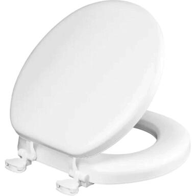 White Round Soft Toilet Seat