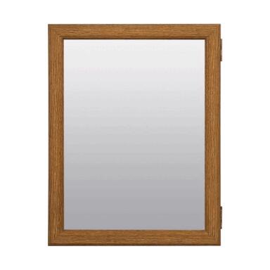 Oak Swing Door Medicine Cabinet