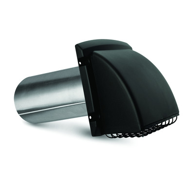 EXHAUST HOOD BLACK 4"