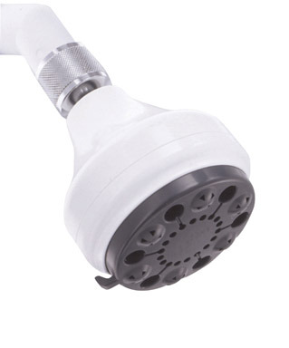 SHOWERHEAD 4 SPRAY WHITE