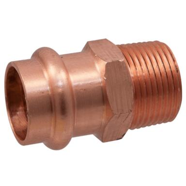 NIBCO PRESS 1/2" MIP ADAP 10PK