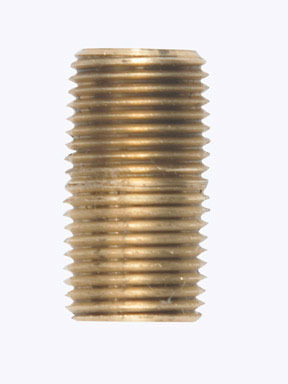 NIPLE BRONCE 1/8" x CLOSE