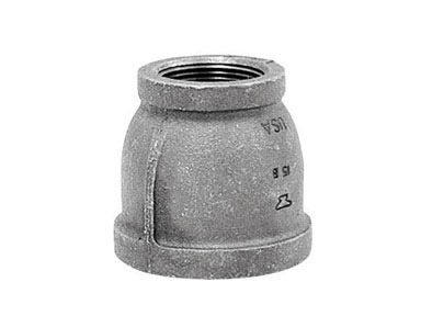 Anvil International 1-1/2 in. FPT  T X 3/4 in. D FPT  Galvanized Malleable Iron Reducing Coupling