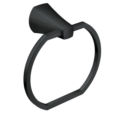 LINDOR TOWEL RING MATTE BLACK