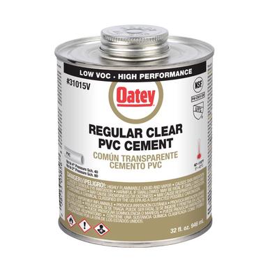 CEMENT PVC CLEAR 32OZ 4"
