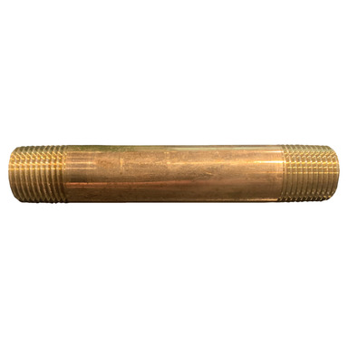 ATC 1/4 in. MPT X 1/4 in. D MPT Red Brass Nipple 5 in. L