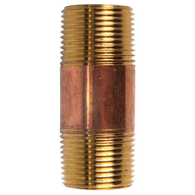 ATC 3/4 in. MPT X 3/4 in. D MPT Red Brass Nipple 2-1/2 in. L