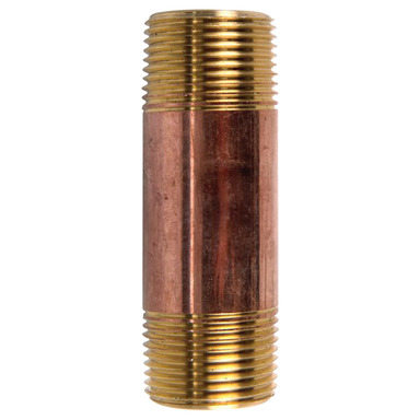 ATC 3/4 in. MPT X 3/4 in. D MPT Red Brass Nipple 3 in. L