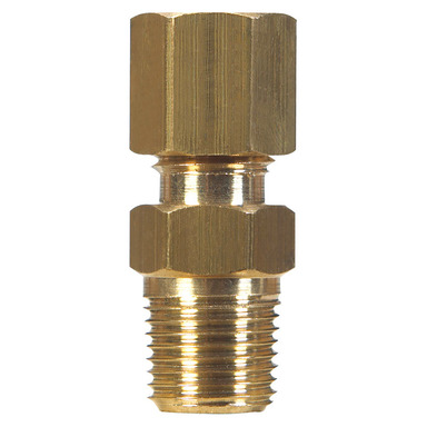 ATC 1/4 in. Compression X 1/8 in. D MPT Brass Connector