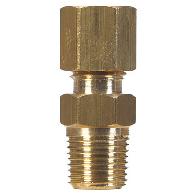 ATC 1/4 in. Compression X 1/4 in. D Male Brass Connector