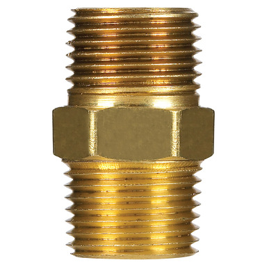 HEX NIPPLE 1/8"X1/8" MPT