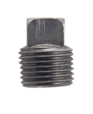 PLUG SQ HEAD 1/8" BLACK