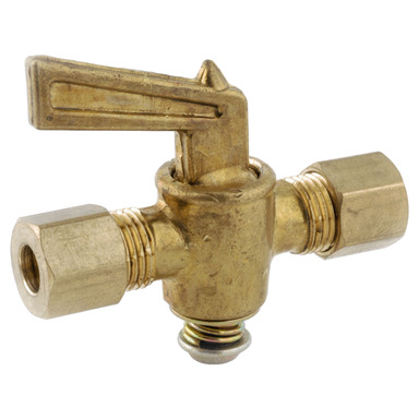 VALVE 1/4X1/4" BRASS