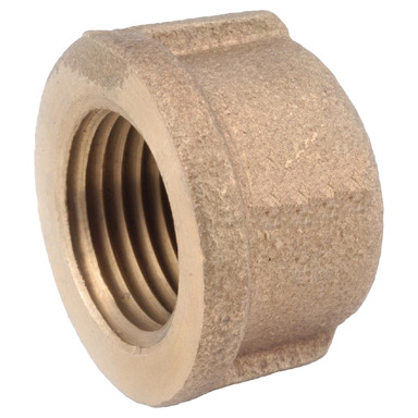 CAP 1/2"FPT RED BRASS