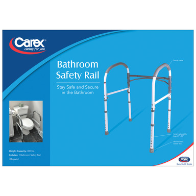 Carex Bath Toilet Safety Rail