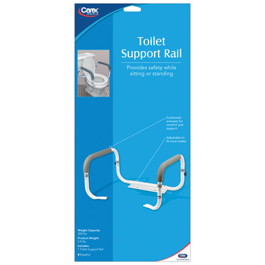 TOILET SAFETY BAR WHITE