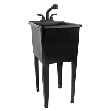 Utility Tub Kt Narrw Blk