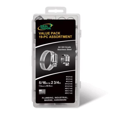 HOSE CLAMP ASSORTMENT 19PK