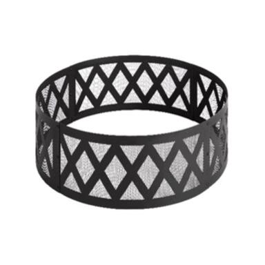 Frept Wd Rnd Blk Stl 36"