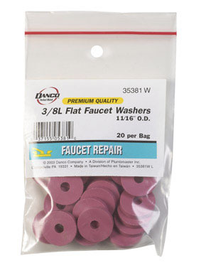FLAT FAUCET WASHER 3/8L