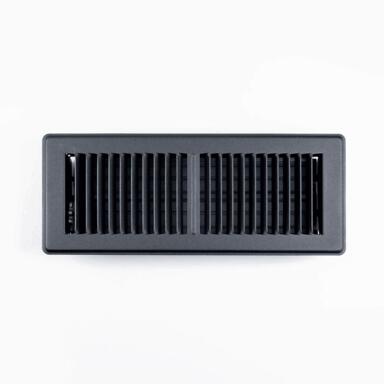 12x4 Black Floor Register