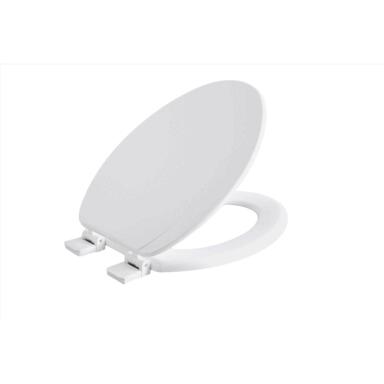 ELONGATED WOOD TOILET SEAT