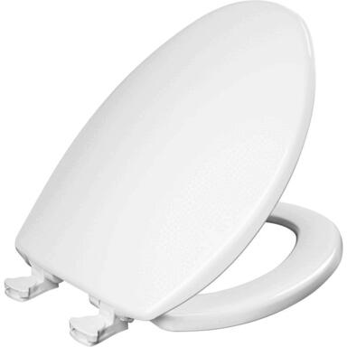 White Elongated Plastic Seat