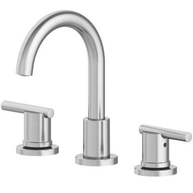 Nickel Widespread Sink Faucet