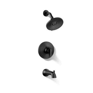 Sivaro Black Tub & Shower Faucet