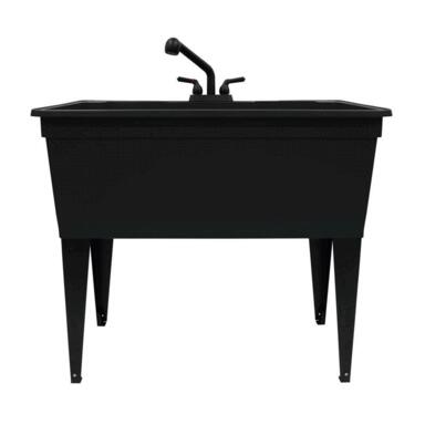 UTILITY TUB KT THRMP BLK
