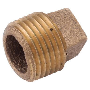 1/2" PLG BRSS SQ HD CRD