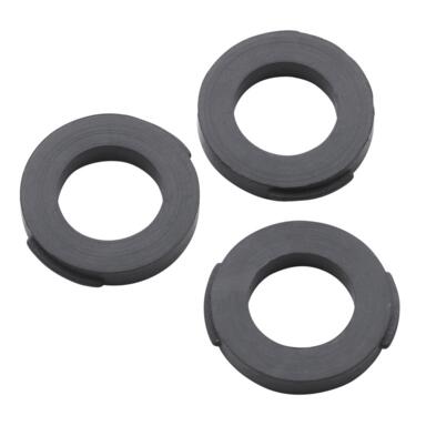 SHWR WSHRS RBR BLK 3PK