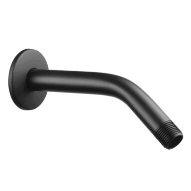 8" SHOWER ARM/FLANGE BLK