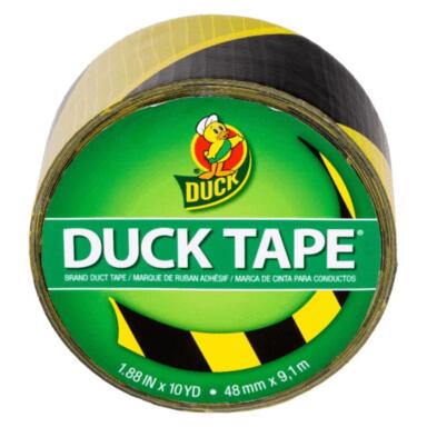 DUCT TAPE BLK/YLW 10YD