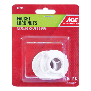 1/2" Plastic Faucet Nuts