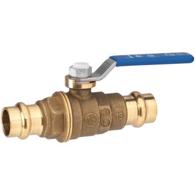 Press Ball Valve 1" BRS
