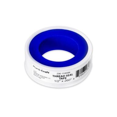 1/2x260" White Teflon Tape