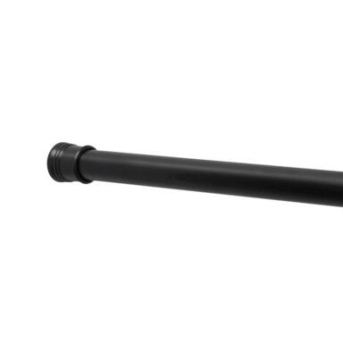 ADJ SHOWER ROD BLK 86"