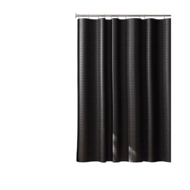 SHOWER CURTAIN BLK 74"