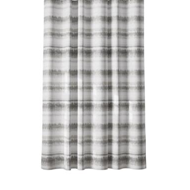 SHWR CRTN GRY STRP 72"