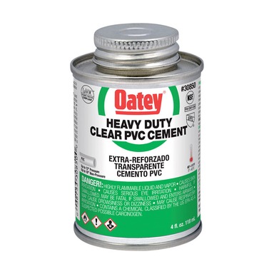 Oatey Pega PVC HD Clear 4oz