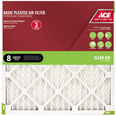 20"X25"X1" Pleated Air Filter
