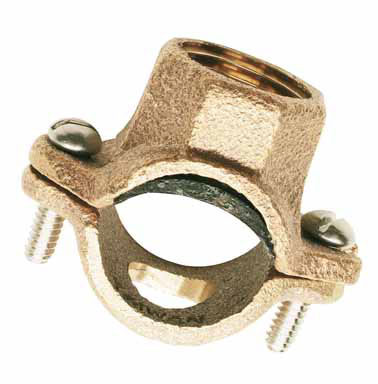 TEE SADDLE 1/2X1/2"BRASS