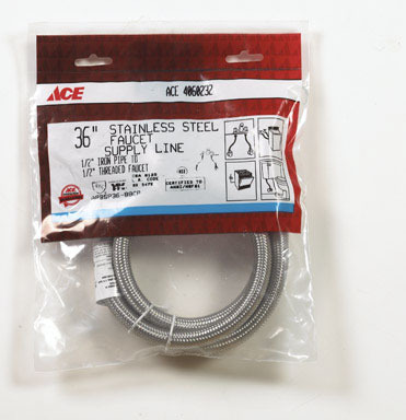 Faucet Supply Line 36" Ss