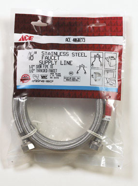 Faucet Supply Line 48" Ss