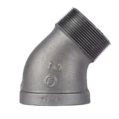 2" Black 45* Street Elbow