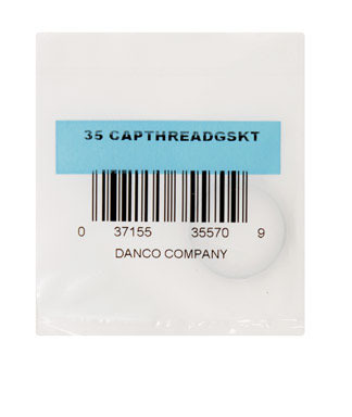 Danco Fiber 13/16 inch  D X 15/16 inch  D Cap Thread Gasket