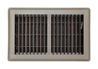 FLOOR REGISTER 10X6"BRN