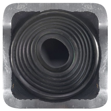 Roof Flashing Blk 10"X10" 3-6IN